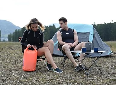 MARCHWAY Floating Waterproof Dry Bag Backpack 5L/10L/20L/30L/40L, Roll Top Sack Keeps Gear Dry for Kayaking, Rafting, Boating, Swimming, Camping, Hiking, Beach, Fishing (Orange, 40L) - Image 8