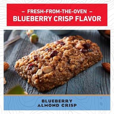 CLIF BAR - Blueberry Almond Crisp - Made with Organic Oats - Energy Bars - Non-GMO - Plant Based Protein Bars (10 Pack) - Image 5