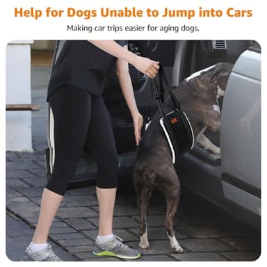 LOOBANI Portable Dog Sling for Back Legs, Hip Support Harness to Help Lift Rear for Canine Aid Old K9 Cruciate Ligament Rehabilitation - Image 3