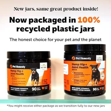 Senior Hemp Hip & Joint Supplement for Dogs - Dog Joint Supplement with Hemp Oil & Powder, Glucosamine, Collagen, MSM & Green Lipped Mussel - Mobility for Senior Dogs (Chicken 90) - Image 5