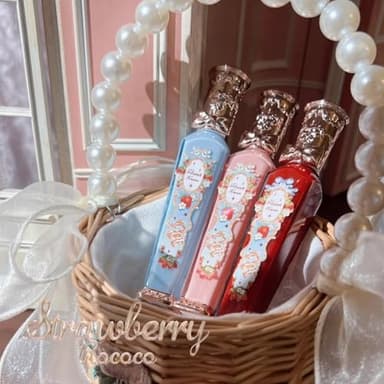 Flower Knows Strawberry Rococo Cloud Lip Cream,Velvety Matte Liquid Lipstick,Red Lipstick,Long Lasting Lip Stain,Kiss-proof Blurred Lipstick for Girls&Women,0.12 Fl Oz(S07 Lychee Tea) - Image 9