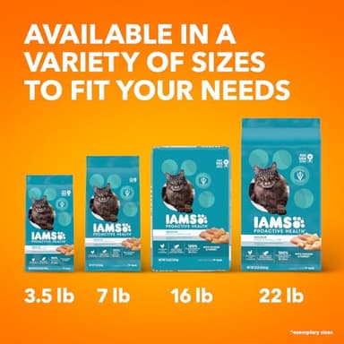 IAMS Proactive Health Indoor Weight Control & Hairball Care Adult Dry Cat Food, Chicken & Turkey Recipe, 16 lb. Bag - Image 14