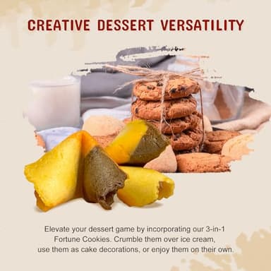 52USA Fortune Cookies, Approx. 350pcs, 3-in1 Flavor, Fortune Cookies Individually Wrapped Bulk, Fresh Cookies, (Original, Chocolate, Orange) Flavor, 56oz - Image 8