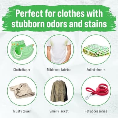 Rockin' Green Hard Rock Powder Laundry Detergent (90 Loads) - Natural Powdered Laundry Detergent, Sensitive Skin Laundry Powder (AC/DSea Breeze) - Image 4