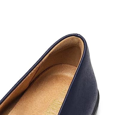 DREAM PAIRS Women's Flats with Arch Support, Ballet Flats for Women Dressy Comfortable, Round Toe & Slip On Office Shoes,Size 11,Navy,SDFA2306W - Image 5