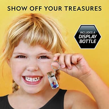 National Geographic Semi-Precious Gemstone Dig Kit for Kids - 15 Gems Including Amethyst, Garnet, Opal, Blue Topaz, and More - Image 4