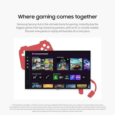 SAMSUNG 32-Inch M5 (M50D) Series FHD Smart Monitor with Streaming TV, Speakers, HDR10, Gaming Hub, Multiple Ports, Workout Tracker, Vision Accessibility Tools, LS32DM500ENXGO, 2024 - Image 5