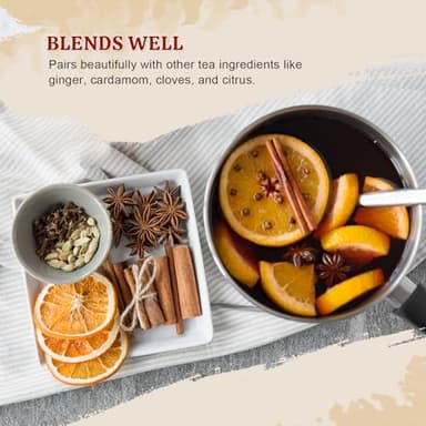 52USA Organic Cinnamon Sticks, Cinnamon 8oz (226g), Cinnamon Sticks Whole, 100% Raw, USDA & Kosher Certified, Gluten Free, Non-GMO, Pure & Fresh Cinnamon, Perfect for Baking, Cooking & Beverages - Image 9