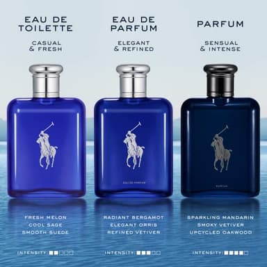 RALPH LAUREN FRAGRANCES Polo Blue - Eau de Toilette - Men's Cologne - Aquatic & Fresh - With Citrus, Sage, and Suede - Medium Intensity - 4.2 Fl Oz - Image 3