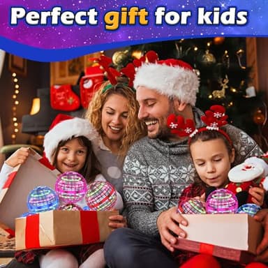 Tikduck Flying Orb Ball 2025 Toys Soaring Hover Boomerang Spinner Hand Controlled Mini Drone Cosmic Globe Spinning Kids Adults Outdoor Birthday Gift Cool Stuff for Boys Girls 6 7 8 9 10+ Year Old - Image 3