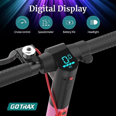 Gotrax GXL V2 Electric Scooter for Adult, 8.5" Solid Tire Max 12 Mile 15.5Mph Speed Powered By 250W Motor, Foldable Commuting E Scooter for Adult Pink - Image 5