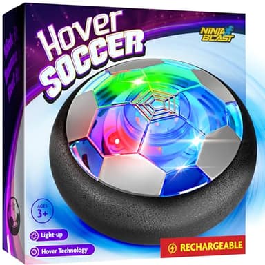 Ninja Blast Hover Soccer Light-Up Ball, Indoor Toy Games Gifts for Birthday, Kids, Boys for Age 6, 7, 8, 9, 10, 11, 12 Years Old, Single - Image 1