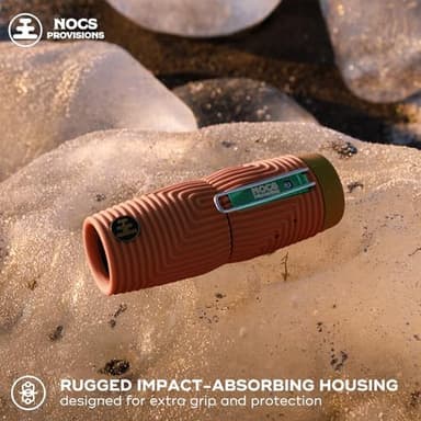 Nocs Provisions Zero Tube 10x25 ED Glass Waterproof Monocular – Rugged, Shockproof, Fogproof Optic for Adults & Kids, Built for Birdwatching, Hunting & Travel - Ultramarine Blue - Image 4