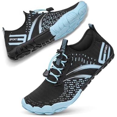 ATHMILE Hiking Barefoot Water Shoes for Women Men Beach Swim Aqua Pool River Quick Dry Athletic Wide Toe Outdoor Sport Kayaking Boating Rock Climbing Yoga Lake - Image 1