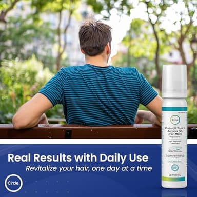 Minoxidil for Men Foam 5% - Unscented 3 Month Supply - Helps Restore Vertex Hair Loss & Thinning - 5% Minoxidil Foam For Men - Extra Strength Supports Hair Regrowth - Image 4