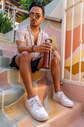 LifeStraw Go Series – BPA-Free Water Filter Bottle for Travel and Everyday use removes Bacteria, parasites and microplastics, Improves Taste, 22oz Terrace Green - Image 5