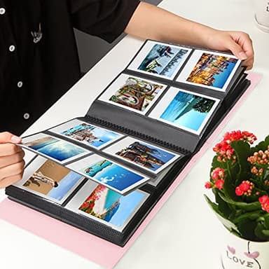 192 Pockets Large Photo Album for Polaroid i-Type/600/SX-70 Instant Photos,3.5x4.25 Picture Book fits Fujifilm Instax Wide 400/300 Film (Pink) - Image 6
