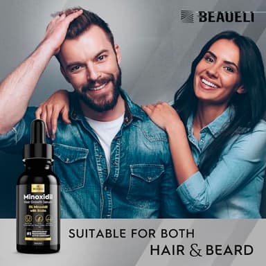 5% Minoxidil Hair Growth for Men and Women: Extra Strength Minoxidil Regrowth Treatment Serum for Thinning Hair Loss to Grow Thicker Fuller Faster 30ml 3Bottles - Image 6
