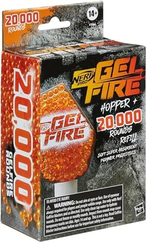 Nerf 20,000 Gelfire Rounds Refill Blasters, 800 Round Hopper, Ages 14 & Up - Image 4