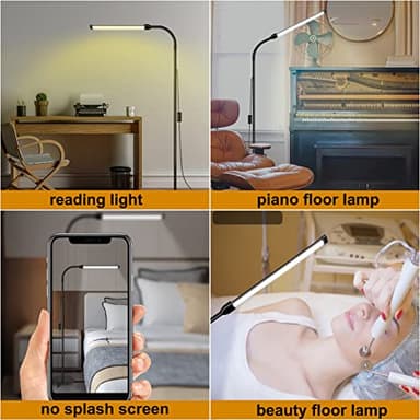 DAYSOFT LED Floor Lamp for Reading Floor Lamp for Home Office Lash Light Tattoo Light Standing Lamp for Bedroom Task Craft Sewing Nail Lights - Image 4