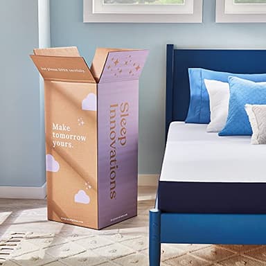 Sleep Innovations Marley 10 Inch Cooling Gel Memory Foam Mattress, Full Size, Bed in a Box, Medium Firm Support - Image 7