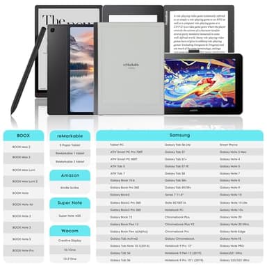 Magnetic Stylus Pen for Remarkable 2 Pen with Eraser, Digital Replacement Pen for Remarkable 2 Stylus Alternative Marker Plus, 4096 Pressure Sensitivity, Palm Rejection, Tilt Support with 5 Pen Tips - Image 2