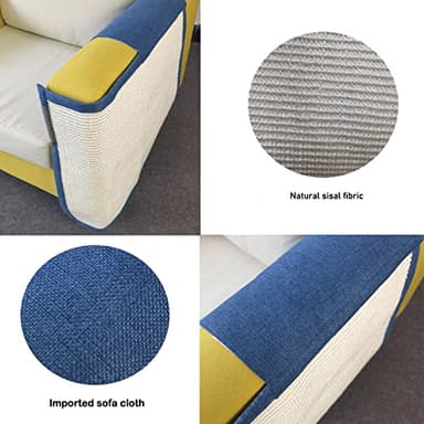 Cat Scratch Couch Sofa Protector with Natural Sisal for Protecting Furniture Couch Chair Sofa cat pet Gift - Image 4