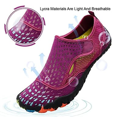 L-RUN Womens Water Sports Shoes for Surfing Walking Yoga Purple M US (Women 8.5, Men 7)=EU39 - Image 5