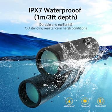 SVBONY Upgraded SV202 8x42 ED Binocular, Binoculars with Extra-Low Dispersion Objective Lenses for Birdwatching, BAK4 & FMC Optic System, Wide View Angle, IPX7 Waterproof for All-Weather Use - Image 5