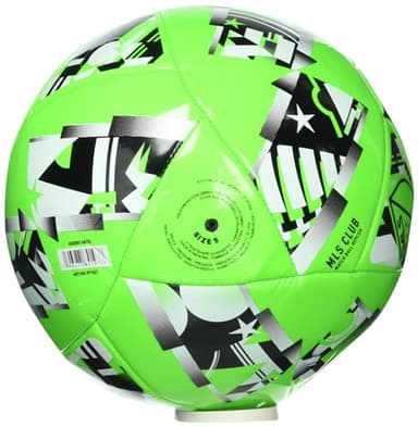 adidas MLS Club Soccer Ball, Solar Green/Black/White, 4 - Image 2