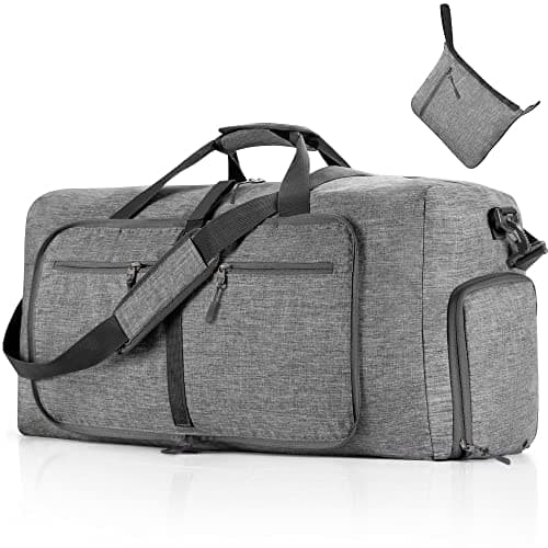 Vomgomfom Travel Duffle Bag for Men, 65L 85L 115L Foldable Travel Duffel Bag with Shoes Compartment Overnight Bag for Men Women - Image 1