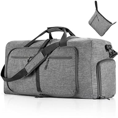 Vomgomfom Travel Duffle Bag for Men, 65L 85L 115L Foldable Travel Duffel Bag with Shoes Compartment Overnight Bag for Men Women - Image 1
