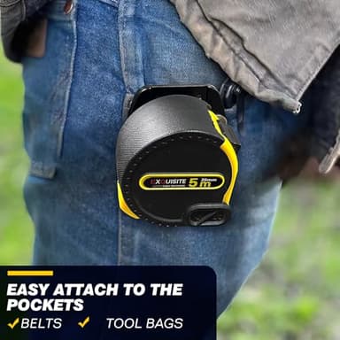 Magnetic Belt Clip & Clip-on Tape Measure Holster, Portable Tool HolderDesigned for Climbing Activities to Hold Tools Like Tape Measure, Nails, Screws, Wrenches - Image 6