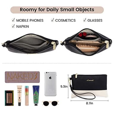 LOVEVOOK Laptop Tote for Women - 15.6 Inch Professional Leather Computer Briefcase - Waterproof Shoulder Bag - Large Capacity Business & Office Bag - Image 9