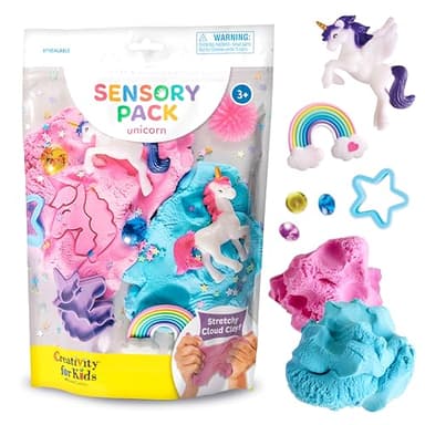 Creativity for Kids Sensory Pack: Unicorn - Sensory Toys for Toddlers, Unicorn Gifts for Girls, Toddler Activities and Sensory Bin Fillers (Ages 3+) - Image 1