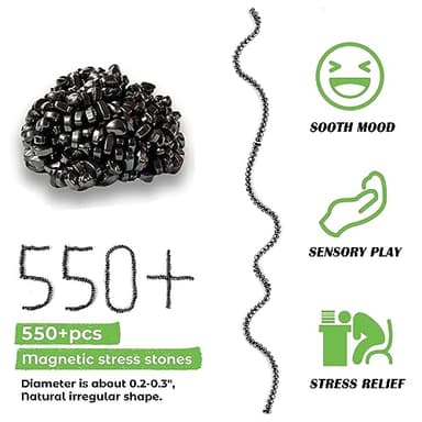 550pcs Fidget Toys Adults ，Sensory Toys， Desk Fidgets Toys for Office Stress/Anxiety Relief (550 PCS) - Image 5