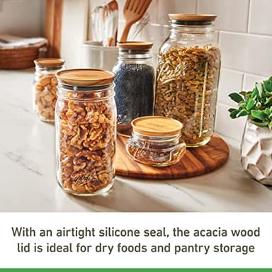 Ball® Jar Lids, 5 Pack Ball Jar Wooden Storage Lids - Image 2