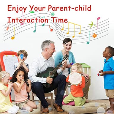 LOOIKOOS Toddler Musical Instruments,Wooden Percussion Instruments Toy for Kids Baby Preschool Educational Musical Toys Set for Boys and Girls with Storage Bag - Image 5