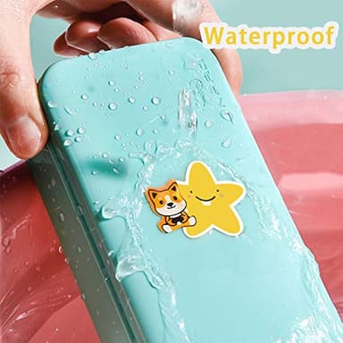 QYH Premium Printable Vinyl Sticker Paper - 50 Matte White Waterproof Decal Paper Sheets for Inkjet Printer Standard Letter Size 8.5"x11" - Image 3