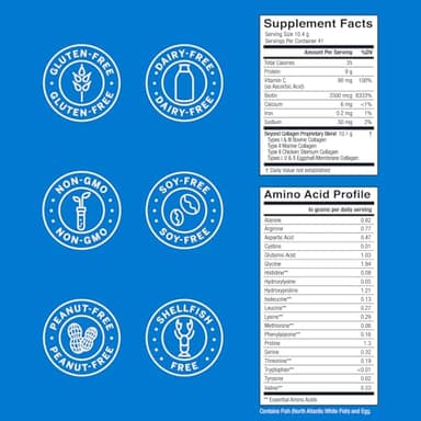 Live Conscious Beyond Collagen Multi Collagen Powder for Women w/Types I, II, III, V & X - Keto Friendly, Hydrolyzed Collagen Peptides Powder Blend w/Biotin & Vitamin C 41 Servings - Image 7