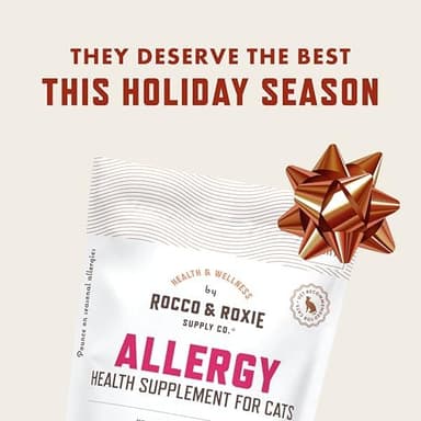 Rocco & Roxie Seasonal Allergy Relief for Cats, Cat Supplements & Vitamins, Probiotics to Support Gut Health, Fish Oil for Skin, Sneezing & Itching from Seasonal Allergies, Tart Cherry Immune Support - Image 4