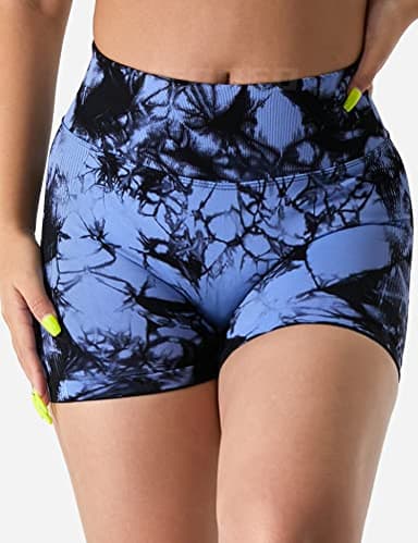 YEOREO Professional Women Workout Shorts 3.6" Scrunch Shorts Seamless High Waisted Contour Gym Yoga Biker Shorts - Image 3