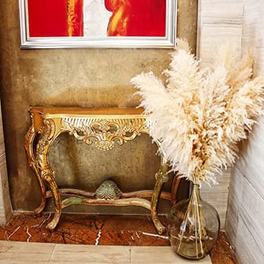 10 Stems 46" inch Dried Pampas Grass Decor Tall, Large Pompas Grass, Boho Neutral Home Decor Bouquet, Fluffy Pampass Grass for Floor Vase Wedding Floral Arrangements Wall Farmhouse Table Decor - Image 6