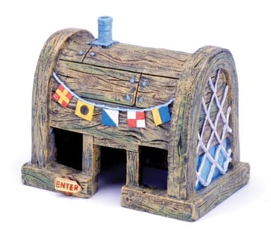 Penn-Plax Officially Licensed Spongebob Squarepants® Fish Tank Decorations | Spongebob’s Pineapple, Squidward Home, and The Crusty Crab Resin Figurines | Aquarium and Terrarium Décor - Image 8