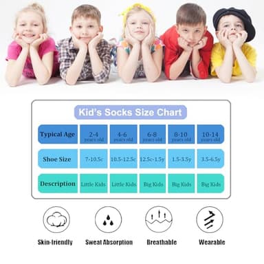 Tsmollyu 24 Pairs Girls Socks Ankle Athletic Running Low Cut Sports Socks for Girls Boys(6-8 Years) - Image 2