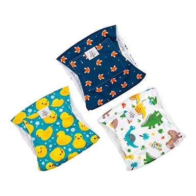 CuteBone Belly Wrap Male Dog Washable Puppy Diapers Reusable Doggie Diapers Medium 3pcs a Pack DM02M - Image 2