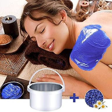 Hard Wax Beads, Professional Wax Beads for Hair Removal 400g Hair Wax with 10 Pcs Wood Sticks for Full Body Brazilian Bikini Face Legs Eyebrow Painless at Home for Woman Men - Image 6