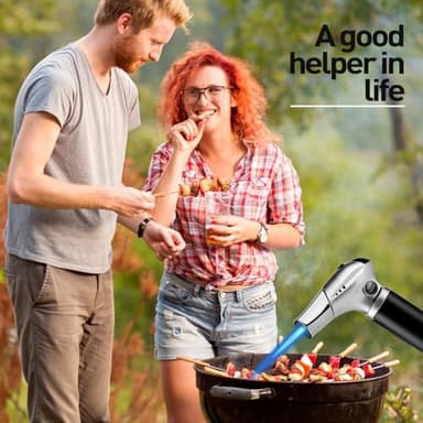 APSARAS USA Torch Lighter, Kitchen Torch for Cooking,Creme Brulee Torch with Lock Adjustable Flame for BBQ, Baking, Brulee Creme, Crafts (Butane Not Included) - Image 6