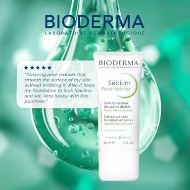 Bioderma Sébium Pore Refiner Cream, Pore Minimizer for Face, Makeup Primer For Combination to Oily Skin - Image 6