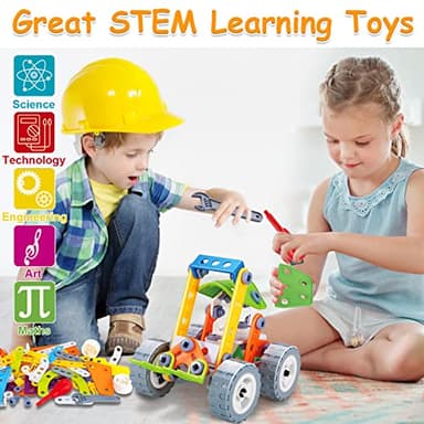 10 in 1 STEM Toys for 4 5 6 7 8+ Year Old Boy Girl Birthday Gifts Building Toys for Kids Ages 4-8 5-7 6-8 Preschool Educational Stem Activities for Boys 3-5 4-6 8-10 Creative Games Christmas Idea Gift - Image 4
